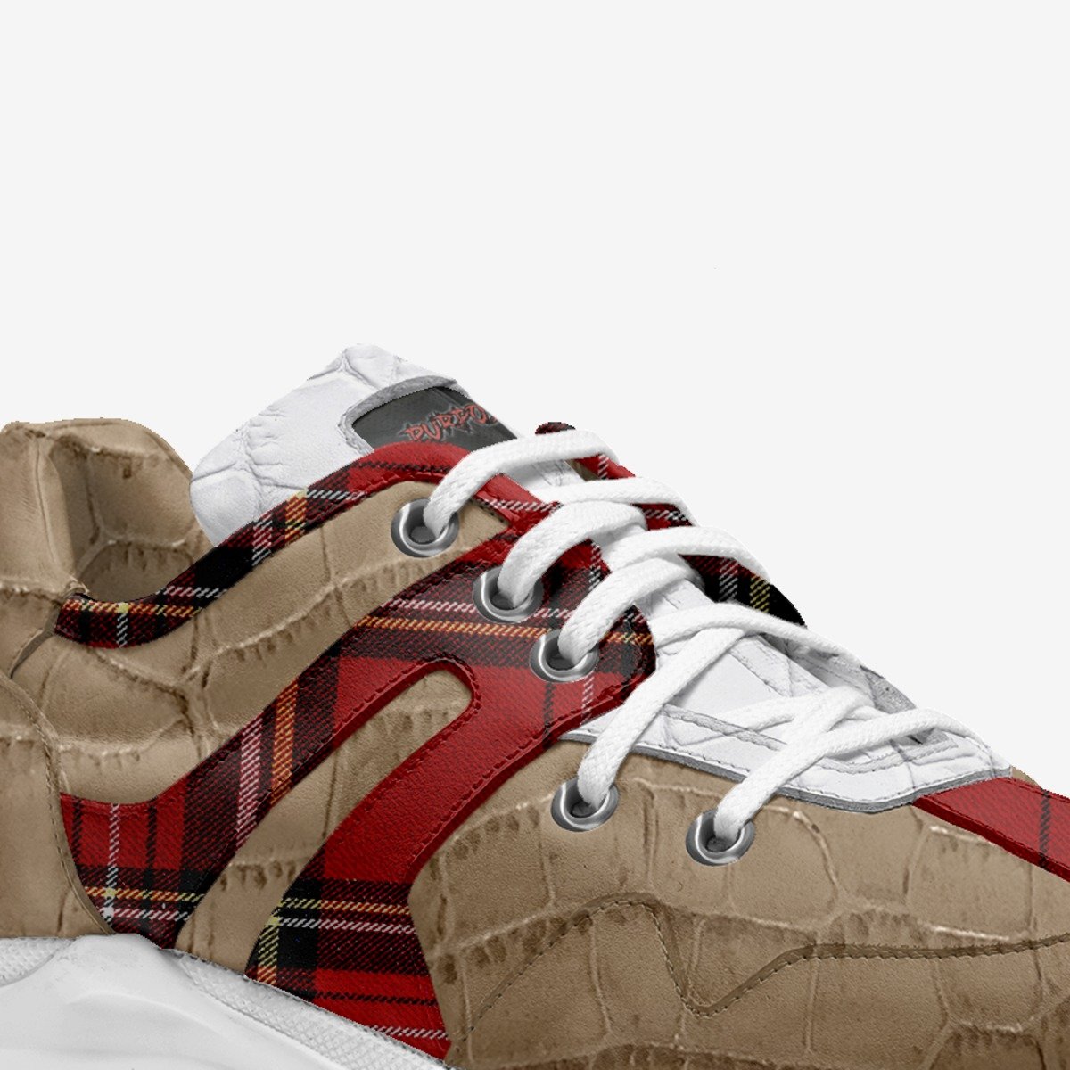 Fire Kicks custom made in Italy shoes by Kevin Harris | Detail view