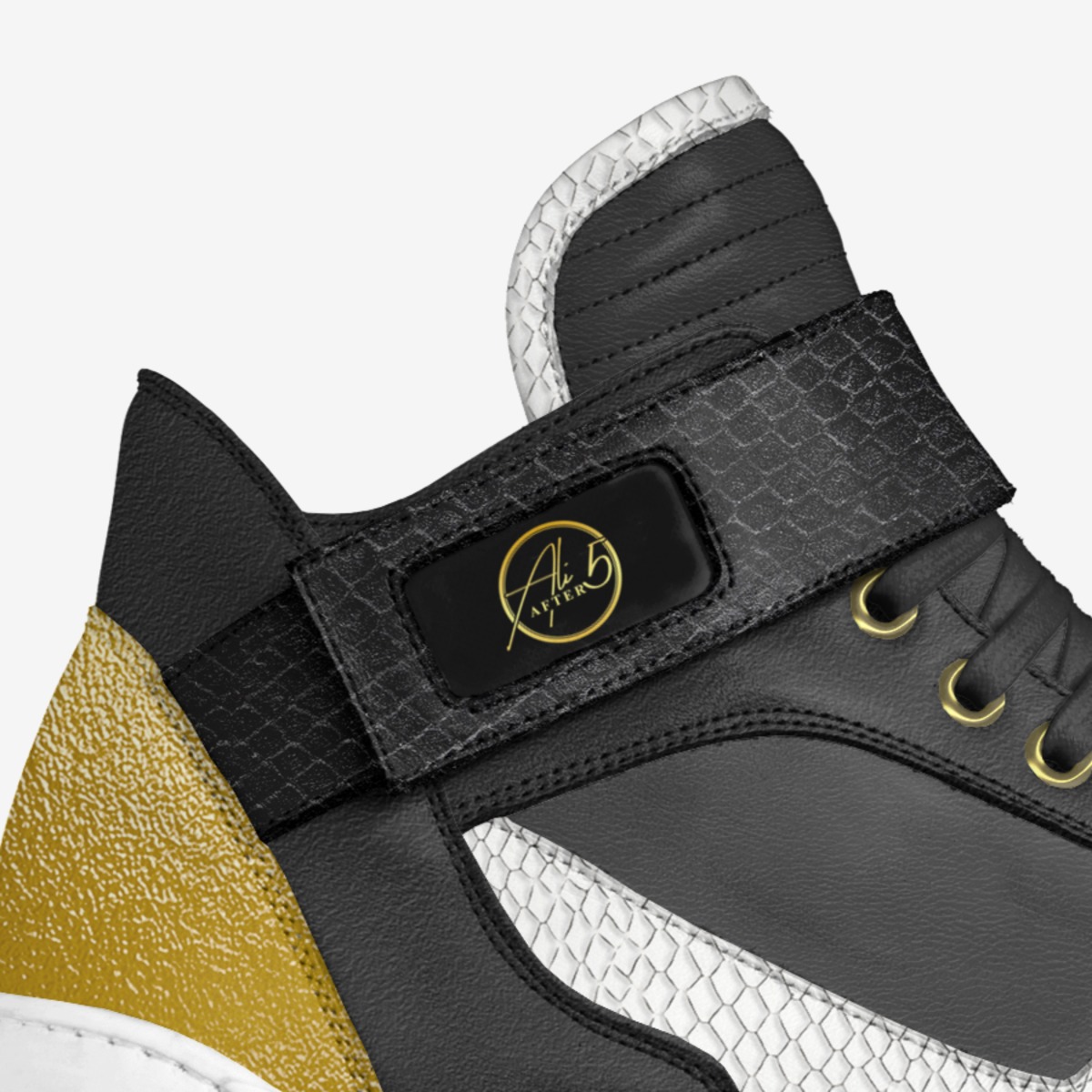 AF-5 custom made in Italy shoes by Mershodd Redmon | Detail view