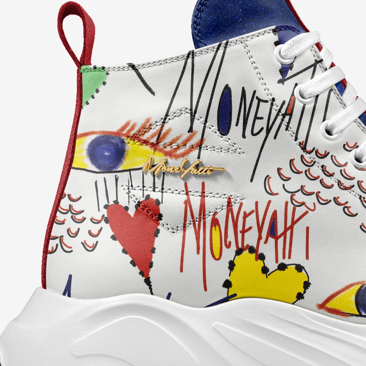 Verses 009 custom made in Italy shoes by Moneyatti Brand | Detail view