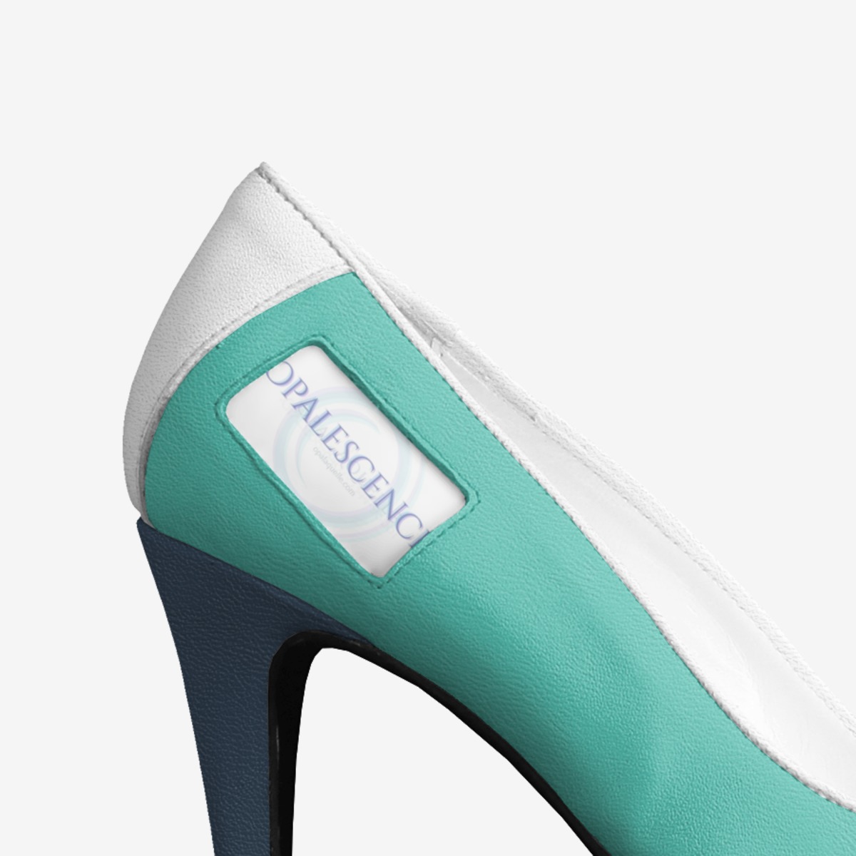 Opalescence custom made in Italy shoes by Opal Aquelle | Detail view
