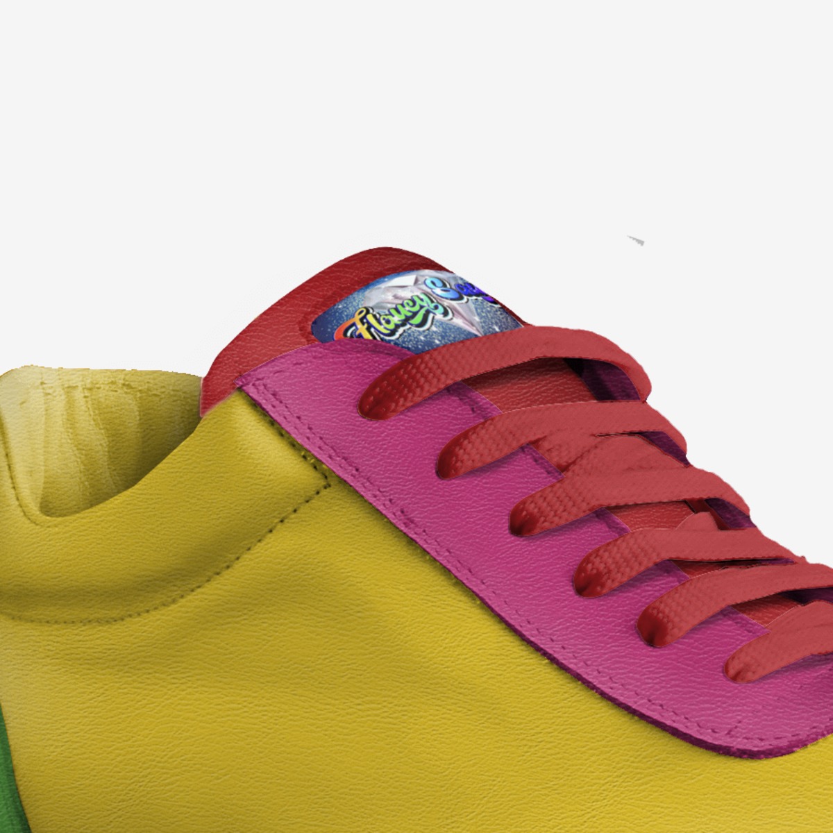 flaucy saucy custom made in Italy shoes by Ahshaki Gibson | Detail view