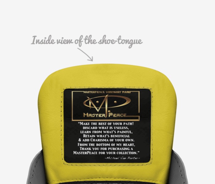 MVP-KungFu Fighter custom made in Italy shoes by Michael Porter | Tongue view