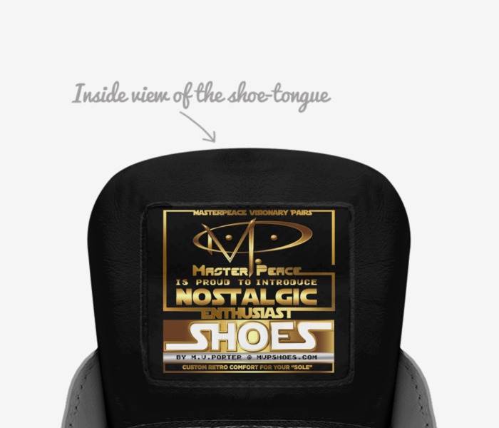MVP’s - MVPair custom made in Italy shoes by Michael Porter | Tongue view