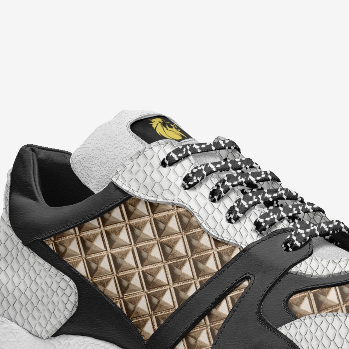 Goldiee custom made in Italy shoes by Ahmed F M Hamdan | Detail view
