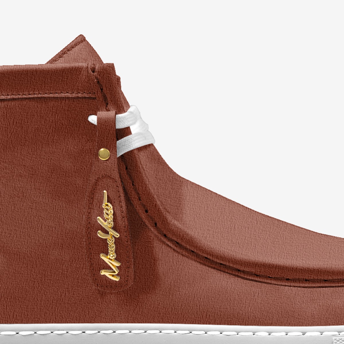 LUX SUEDE 007 custom made in Italy shoes by Moneyatti Brand | Detail view