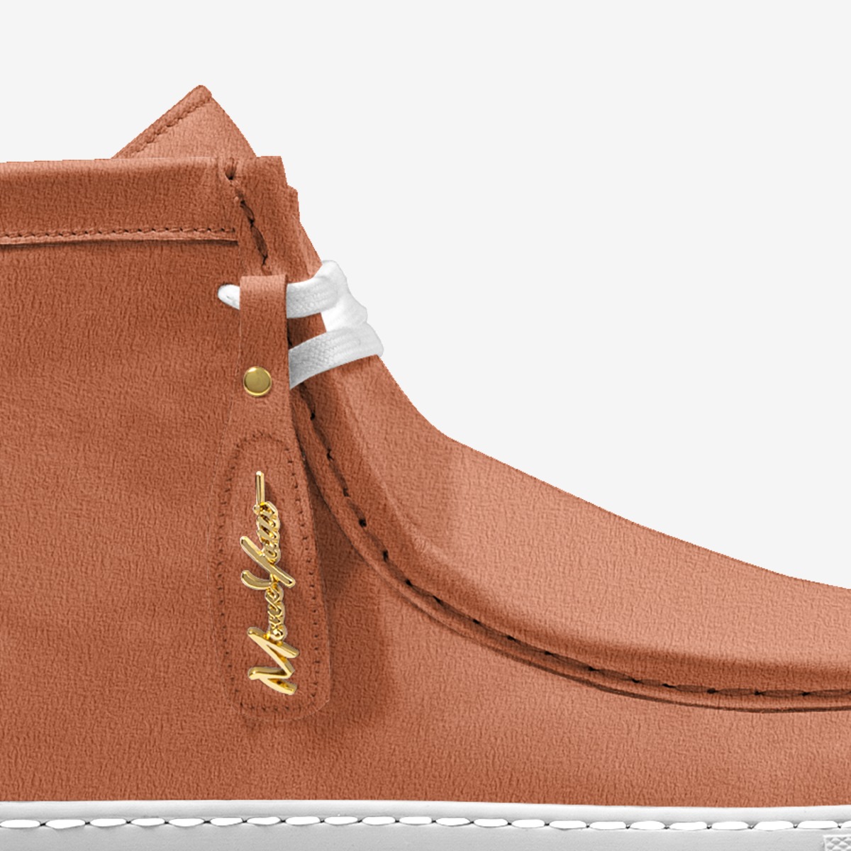 LUX SUEDE 002 custom made in Italy shoes by Moneyatti Brand | Detail view