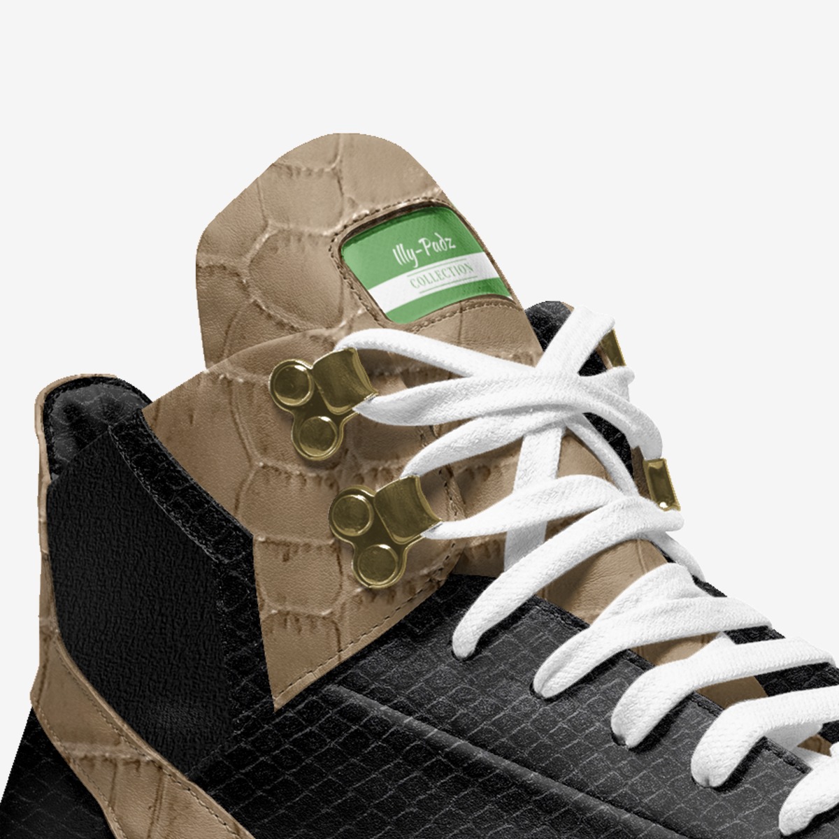 Illy-Padz custom made in Italy shoes by Anthony Barber (tha Builder) | Detail view