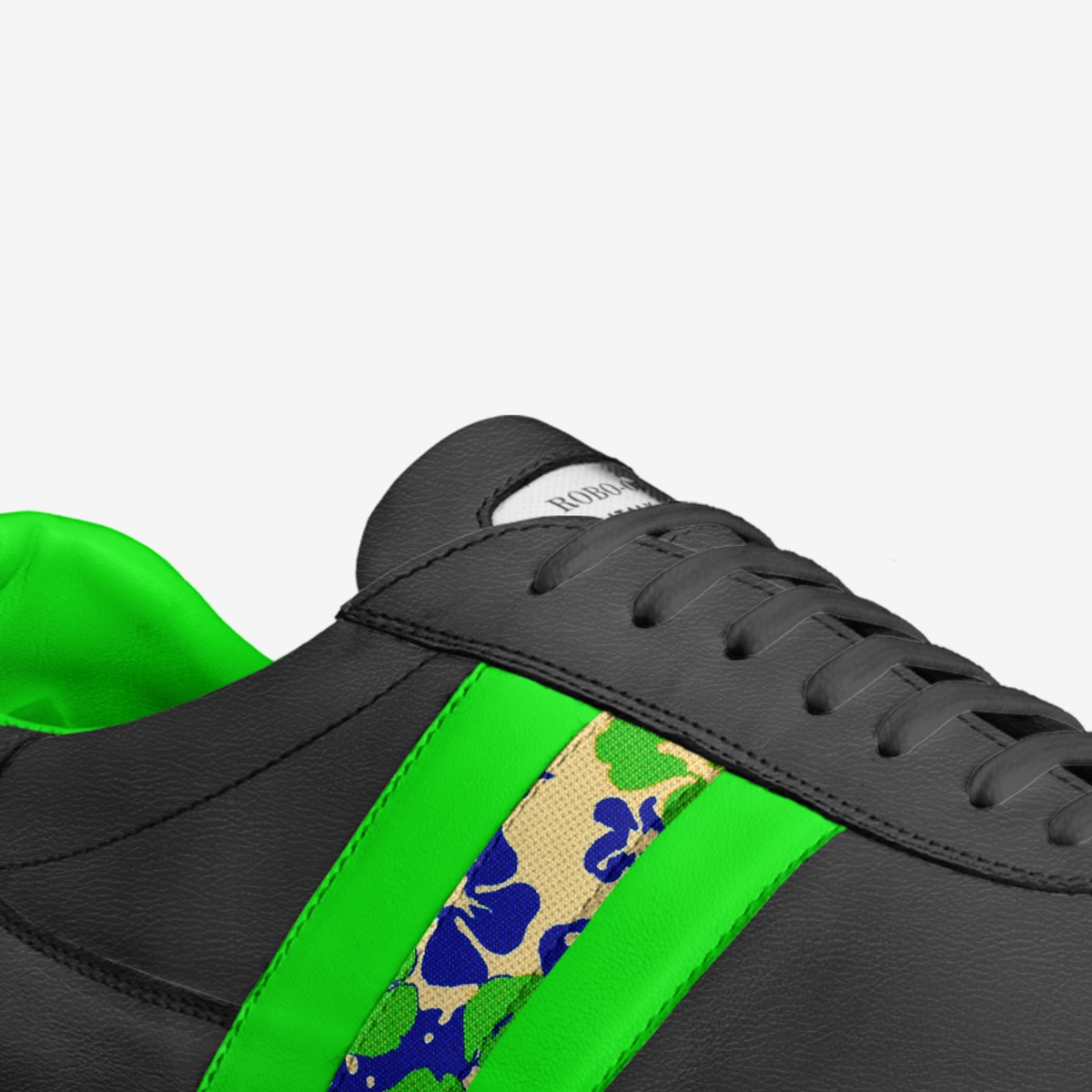 ROBO-02 custom made in Italy shoes by Robert Bailey | Detail view