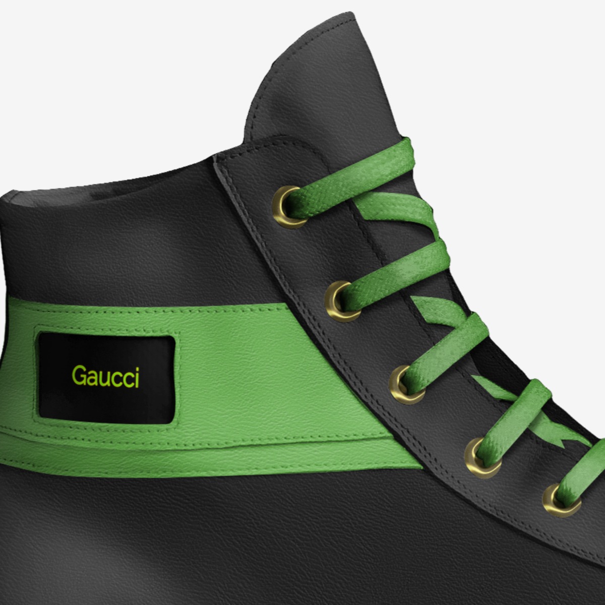 Gaucci custom made in Italy shoes by Chardazha Paige | Detail view