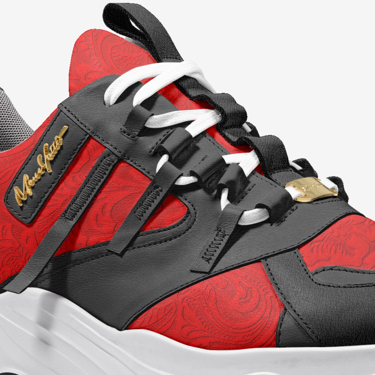 MBandz 015 custom made in Italy shoes by Moneyatti Brand | Detail view