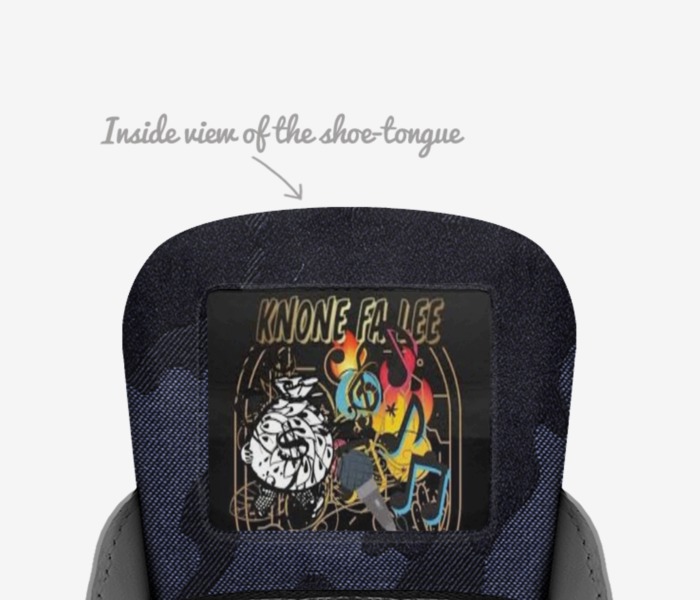 Knone fa lee  custom made in Italy shoes by Knone Fa Lee | Tongue view