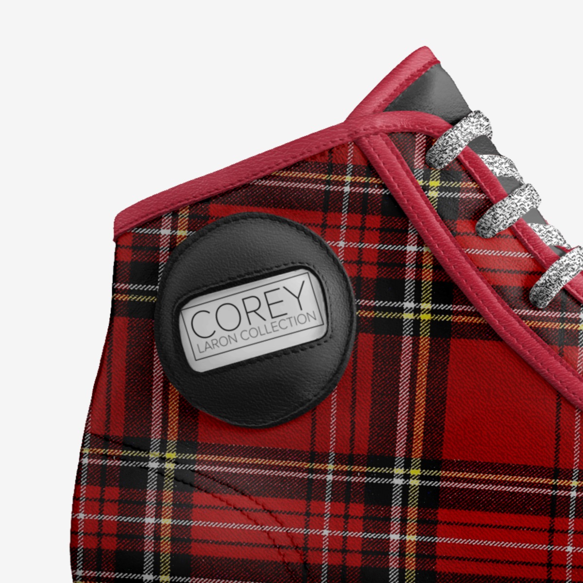 Corey Laron 3 custom made in Italy shoes by Corey Laron Hoskins Jr | Detail view