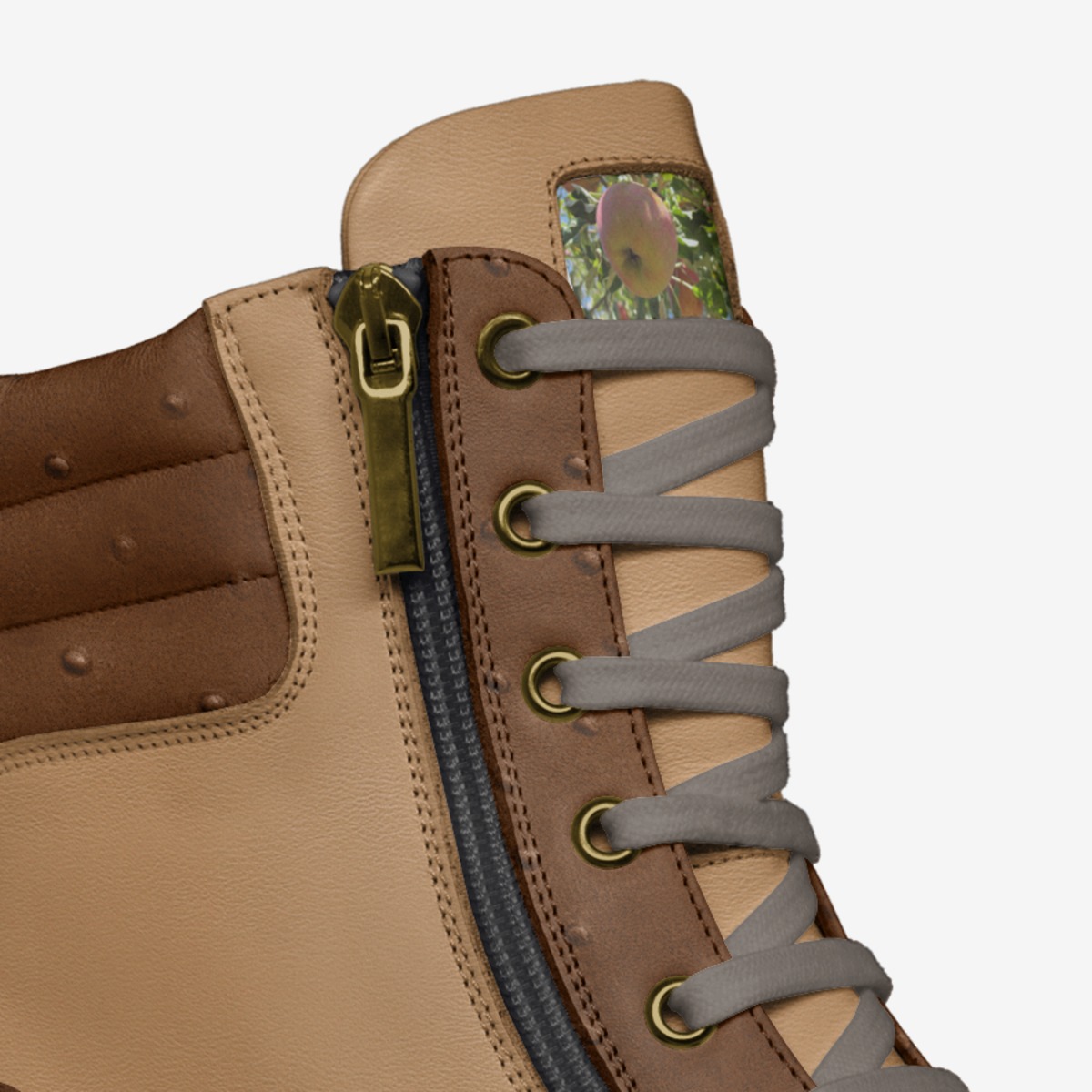 The Avatar custom made in Italy shoes by Kharran Beacham | Detail view