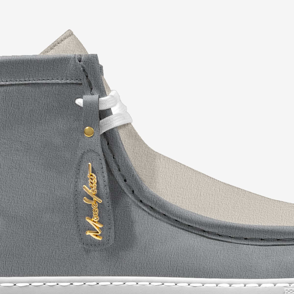 LUX SUEDE 2TONE 02 custom made in Italy shoes by Moneyatti Brand | Detail view