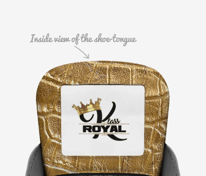 Klass Royal custom made in Italy shoes by Klass Royal | Tongue view