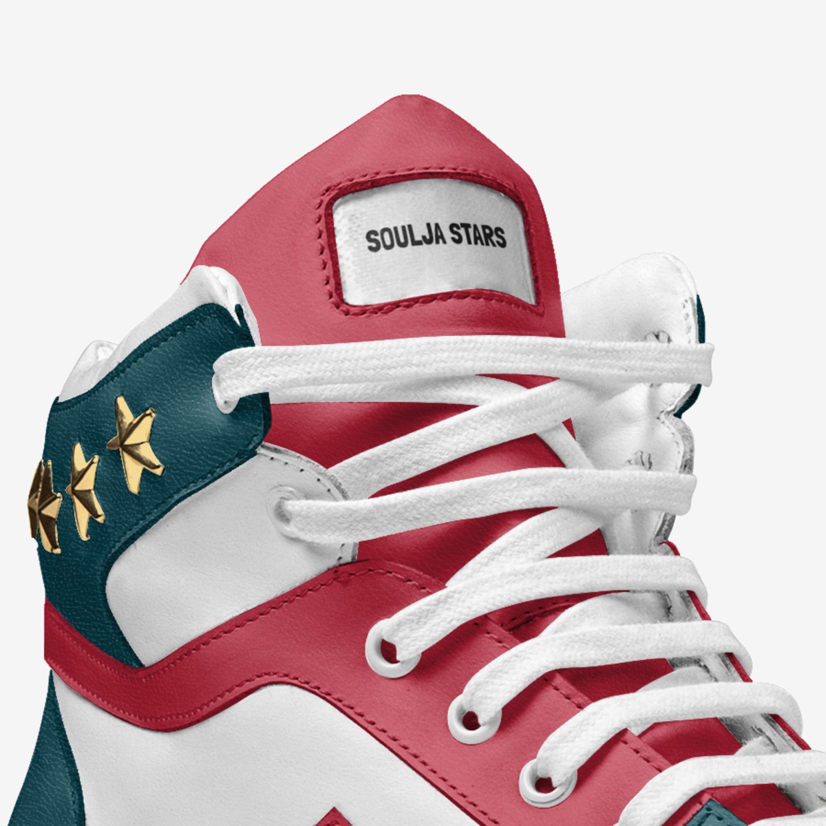 Soulja Stars custom made in Italy shoes by Deandre Way | Detail view