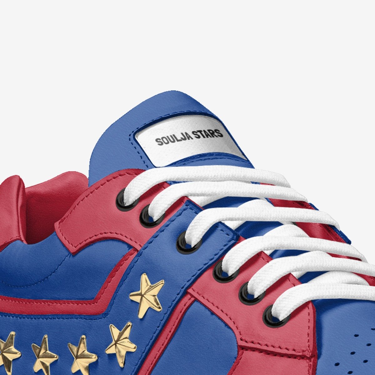 Soulja Stars custom made in Italy shoes by Deandre Way | Detail view