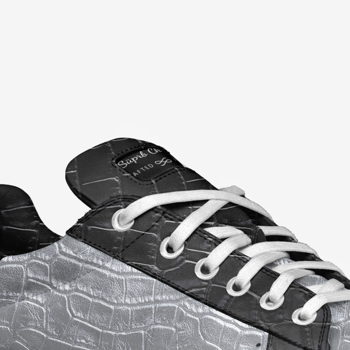 Sūprb Choyce custom made in Italy shoes by Omari Choyce | Detail view