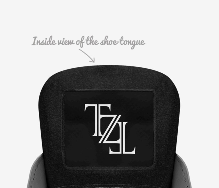 TT No.5 LE. custom made in Italy shoes by Ricardo Yoreh Ladino | Tongue view