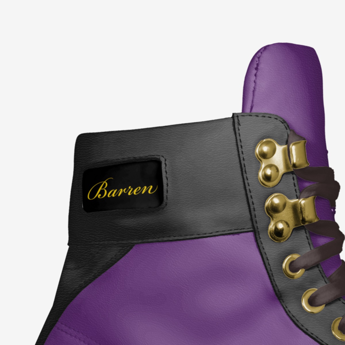 Purple Elite  custom made in Italy shoes by Jamee Barren | Detail view