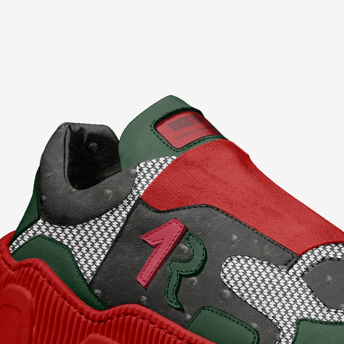 1708 MARCUS GARVEY custom made in Italy shoes by Ronald Roberts | Detail view