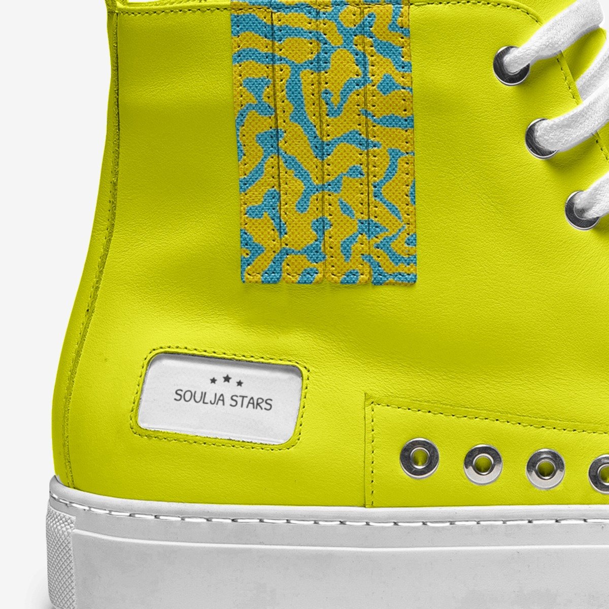 Soulja Stars custom made in Italy shoes by Deandre Way | Detail view