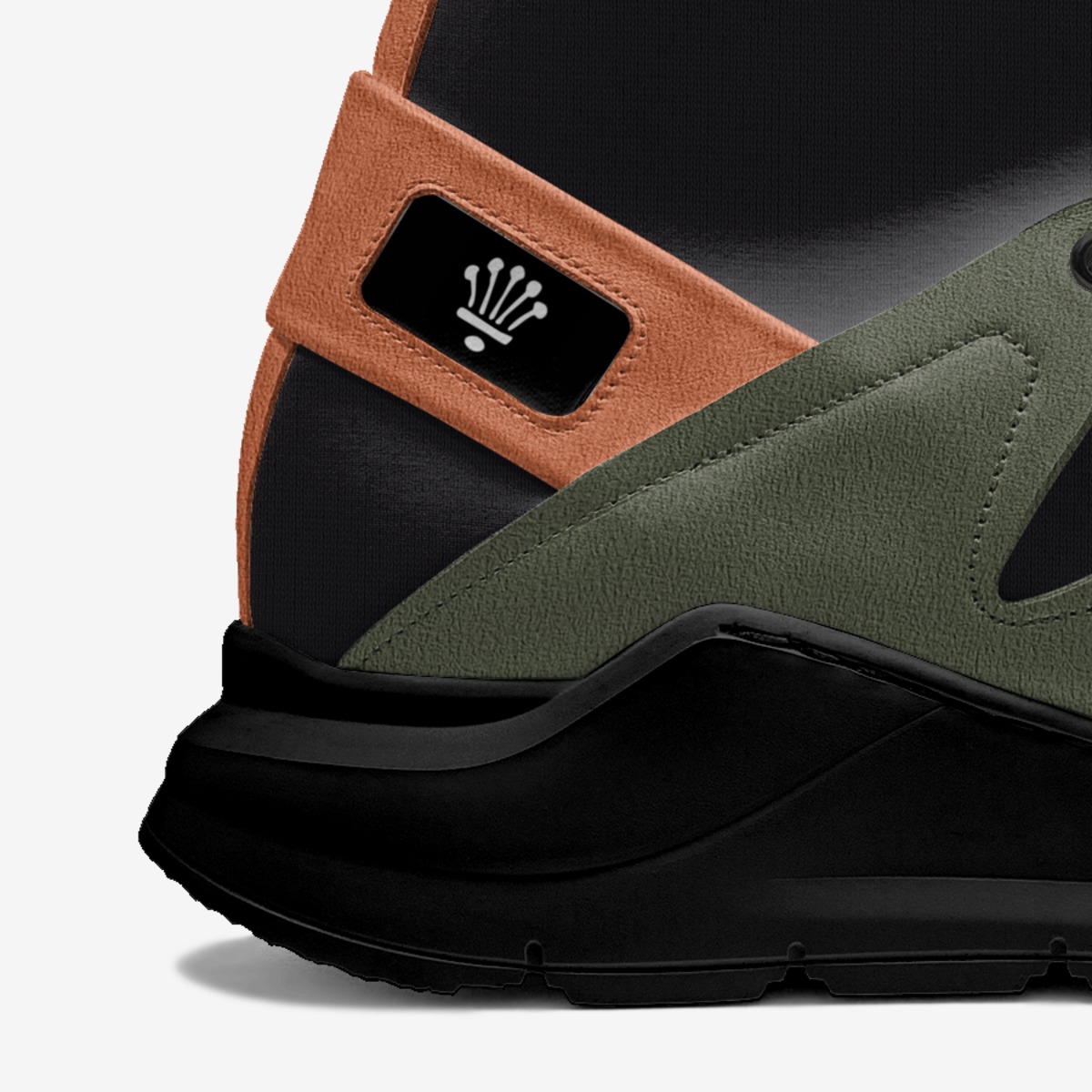 Indigenous 808 custom made in Italy shoes by Dorian Hall | Detail view