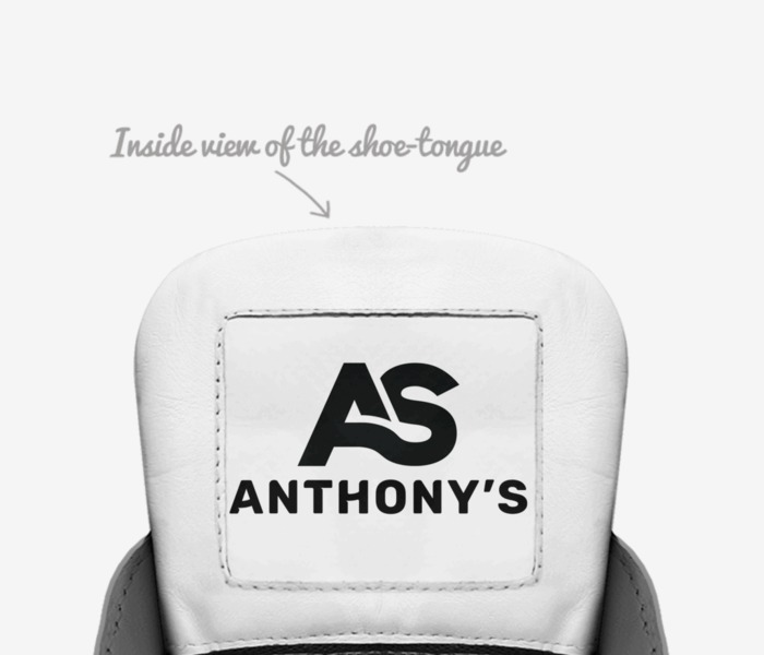 Anthony’s  custom made in Italy shoes by Anthony’s Shoes Brand | Tongue view