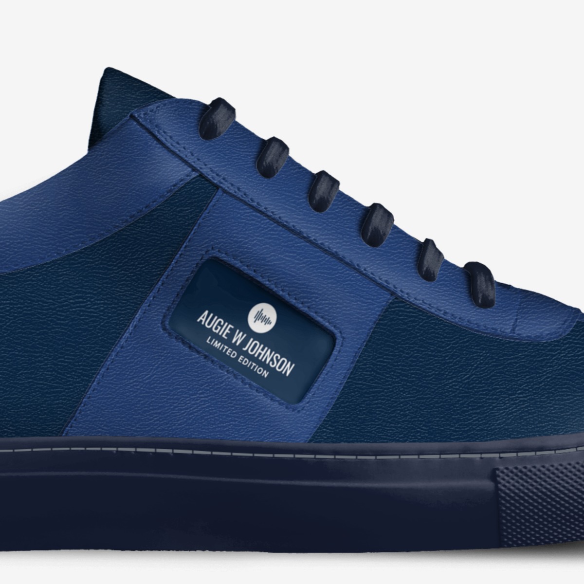 Augie W Johnson custom made in Italy shoes by Tishema Johnson Cromwell | Detail view