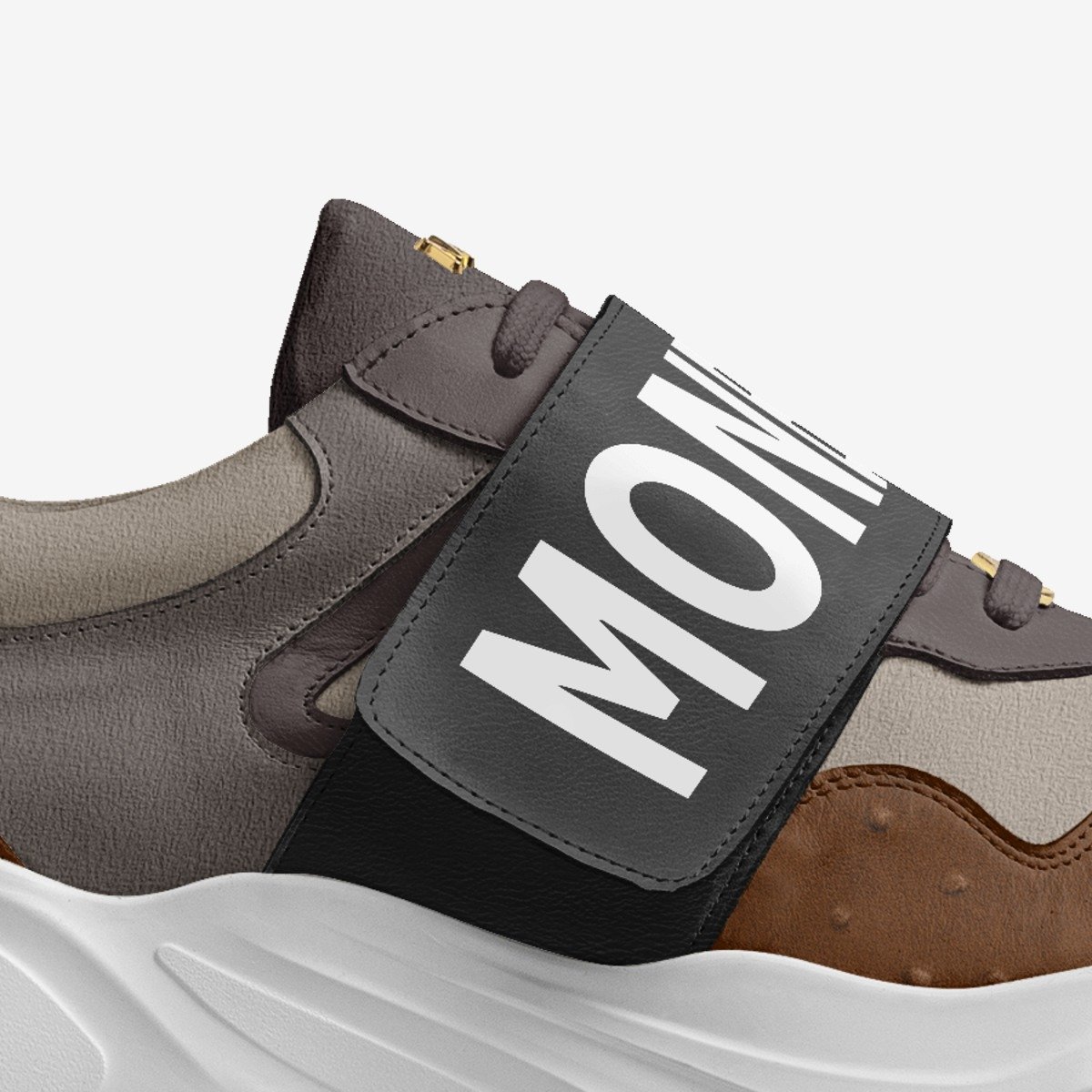 IZ010 custom made in Italy shoes by Moneyatti Brand | Detail view