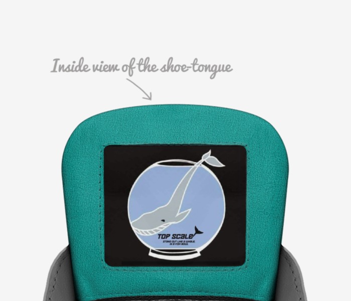 Topscale  custom made in Italy shoes by Frank Howard | Tongue view