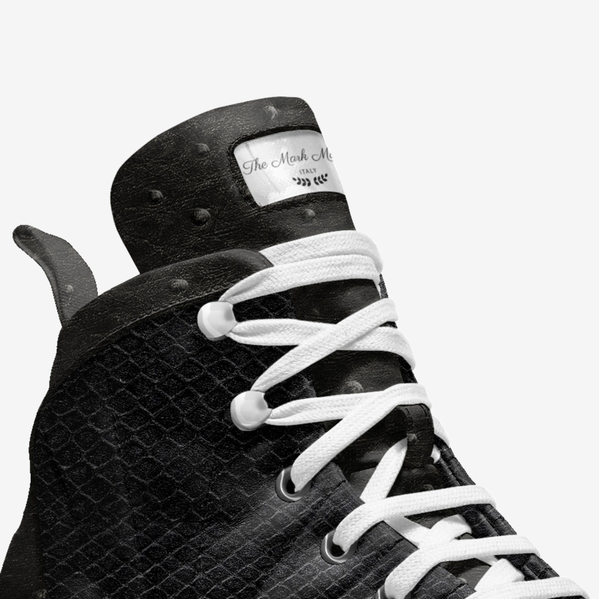 The Mark Mixx 3 custom made in Italy shoes by Jamon Gibbs | Detail view