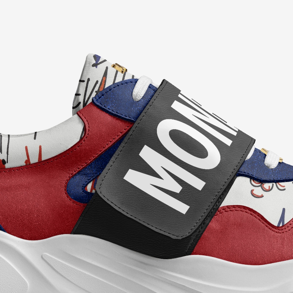 IZ014 custom made in Italy shoes by Moneyatti Brand | Detail view