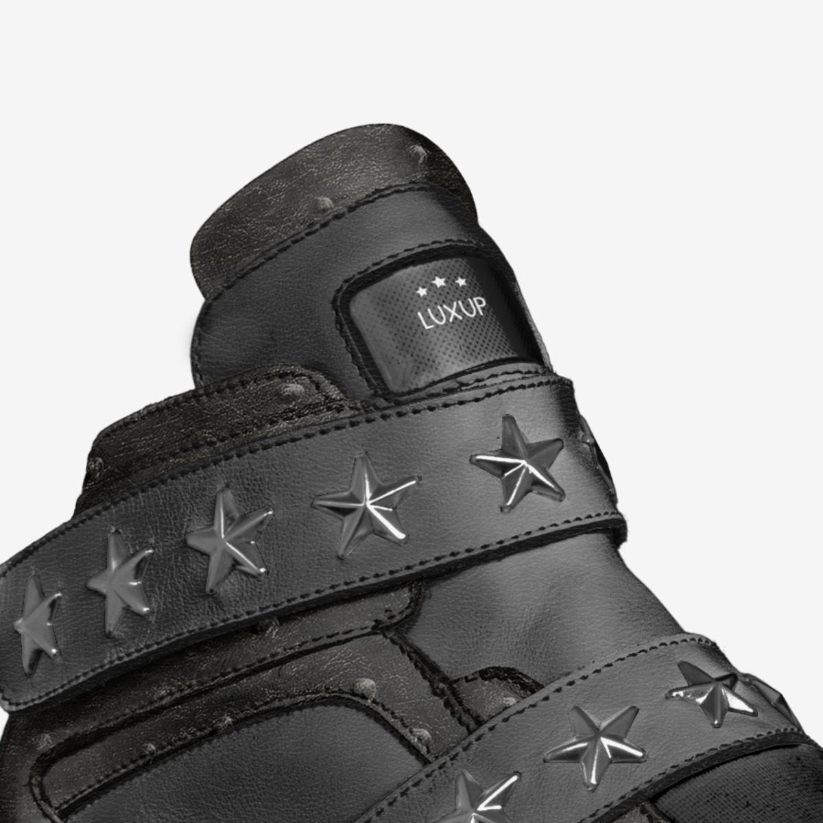 Luxup custom made in Italy shoes by Dwayne White | Detail view