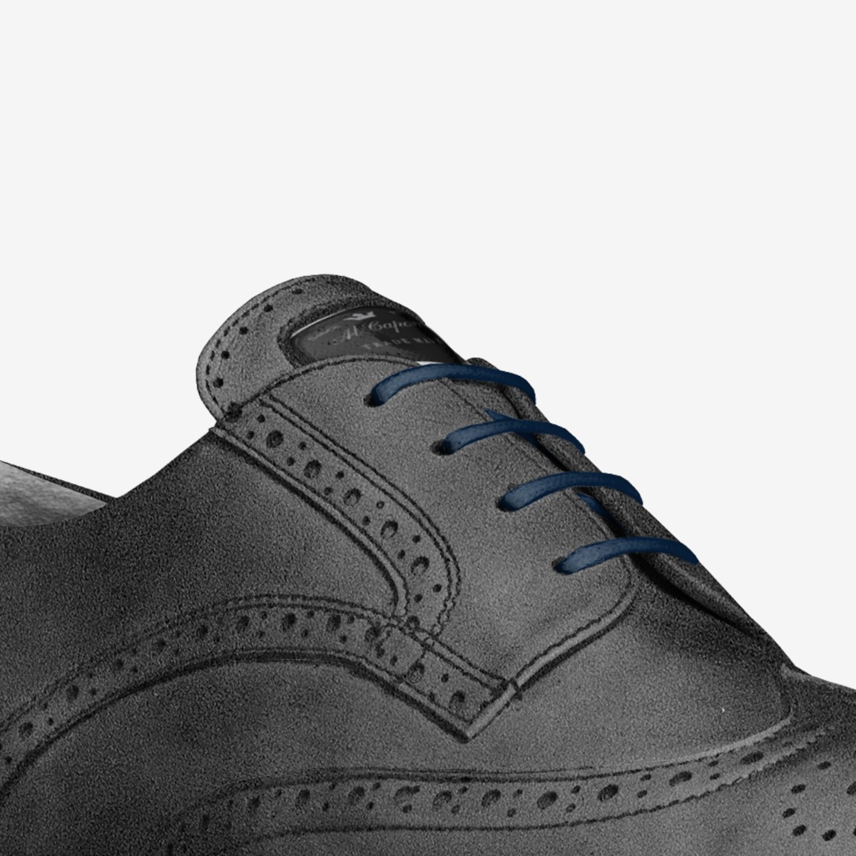 Al Capone custom made in Italy shoes by Claudia Sandoval | Detail view