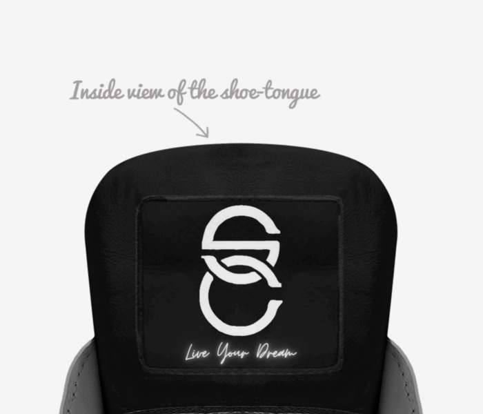 Dream Stepper I custom made in Italy shoes by Sam Chimes | Tongue view
