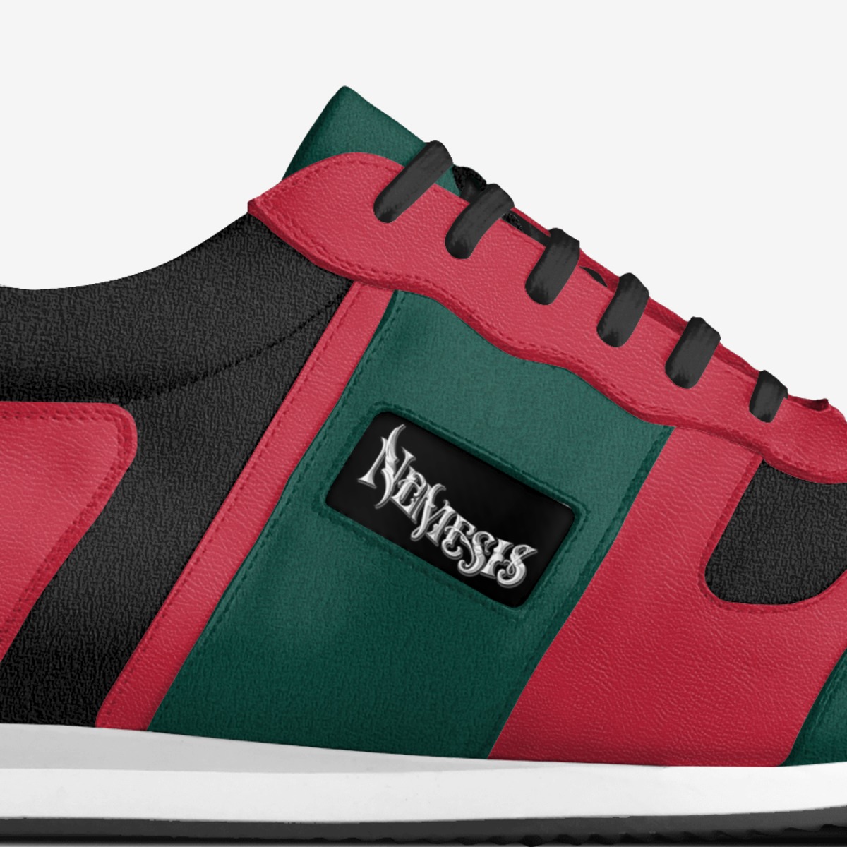 nixon Nemesis custom made in Italy shoes by Ray Kolinski | Detail view