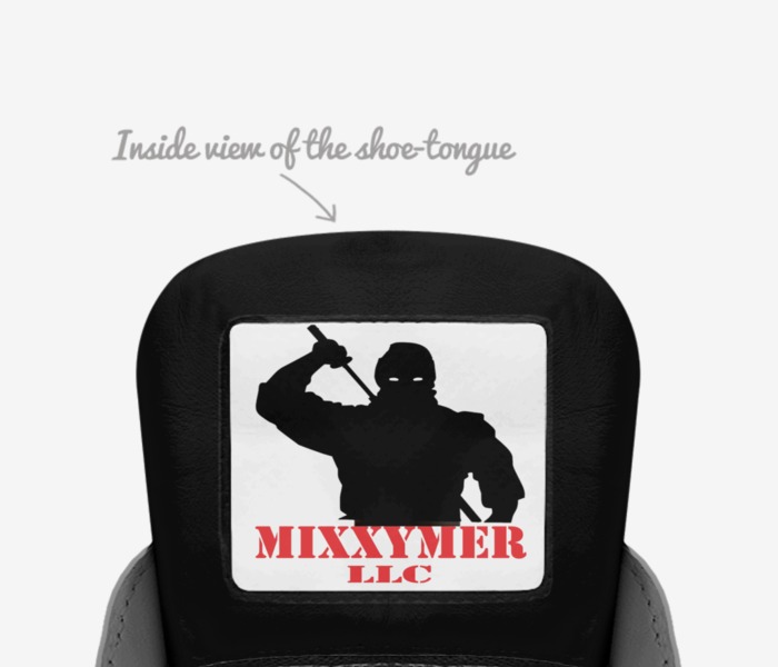 mixxymer  custom made in Italy shoes by Shadell Tramun | Tongue view