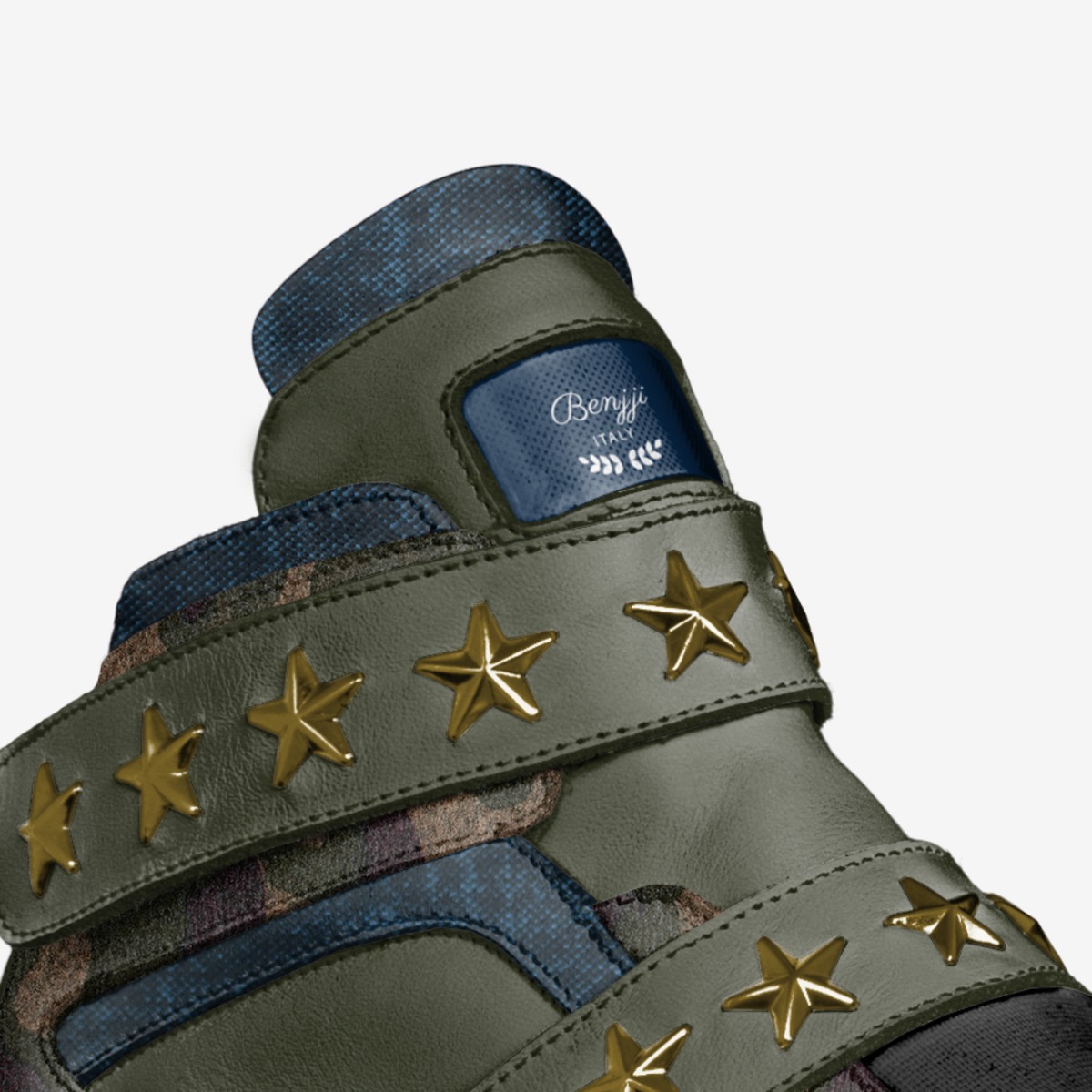 Benjji custom made in Italy shoes by Jay Rodriguez | Detail view