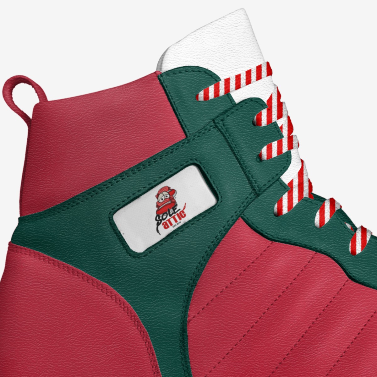 Mredmon Christmas  custom made in Italy shoes by Mershodd Redmon | Detail view