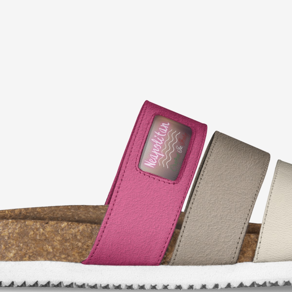 Neapolitan custom made in Italy shoes by Roman Knight | Detail view