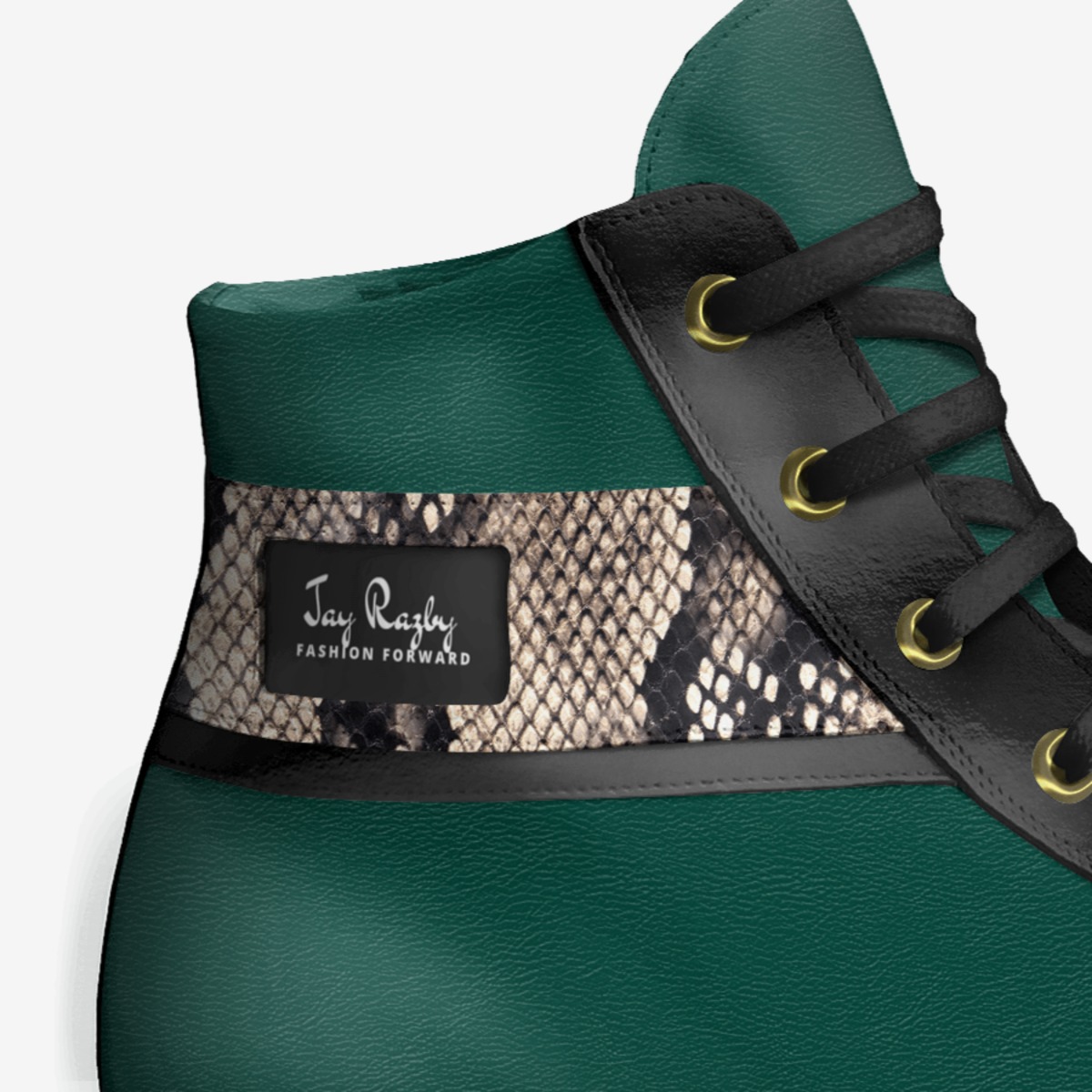 Jay Razby  custom made in Italy shoes by Jay Rock | Detail view