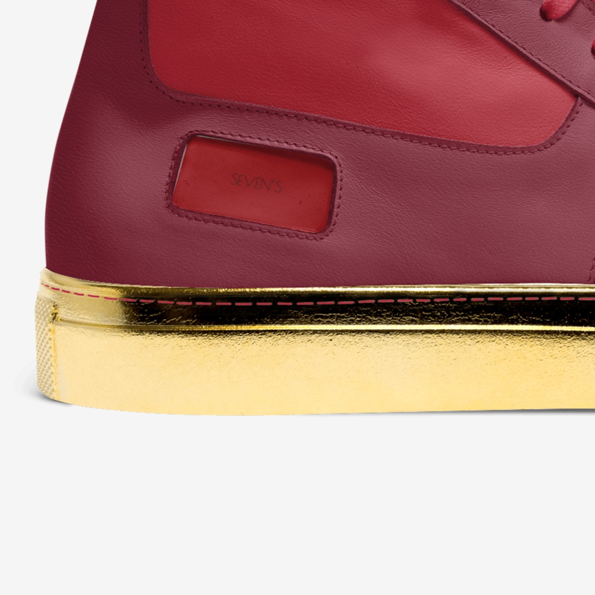 Aaron’s  custom made in Italy shoes by Seven Waters | Detail view