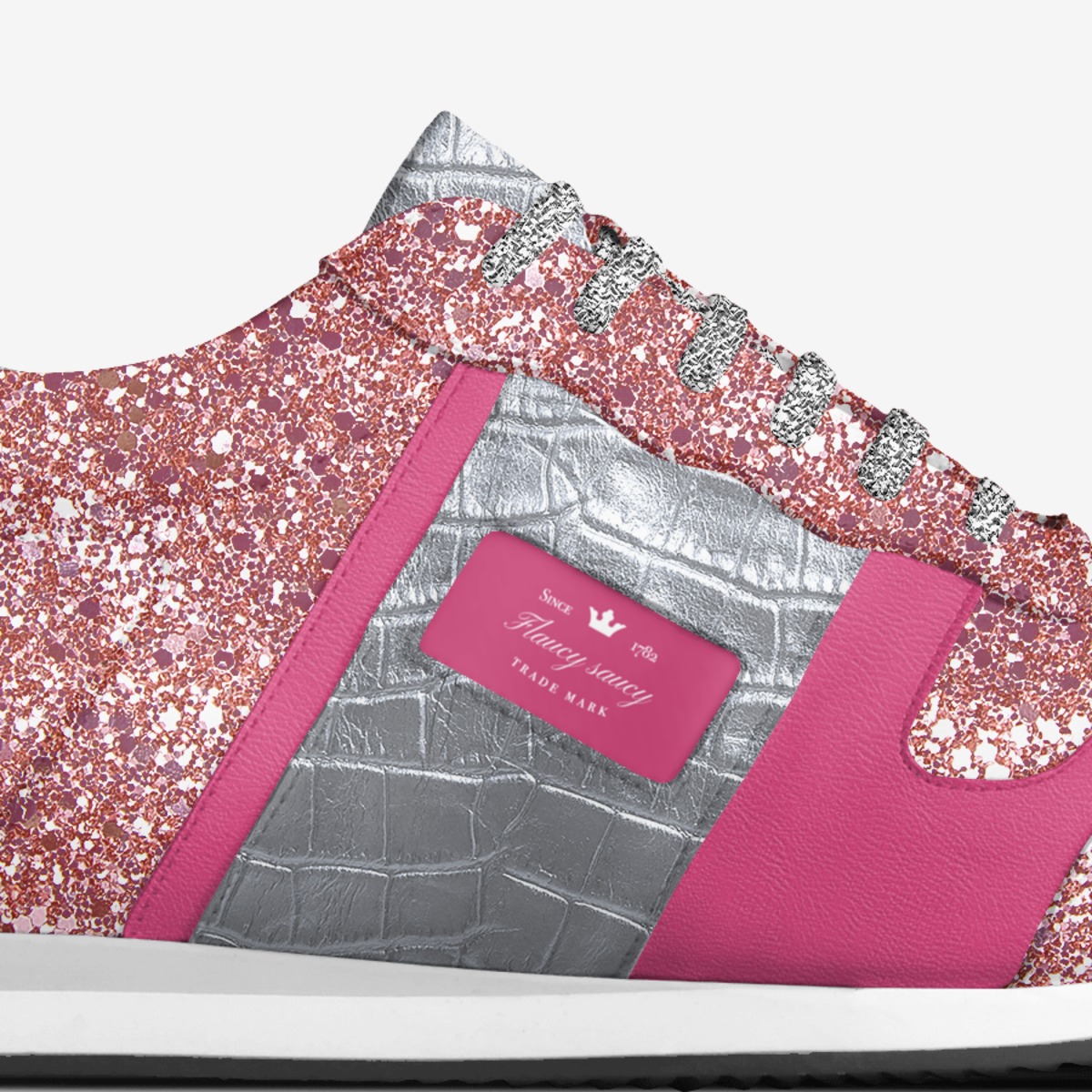 Flaucy saucy custom made in Italy shoes by Ahshaki Gibson | Detail view