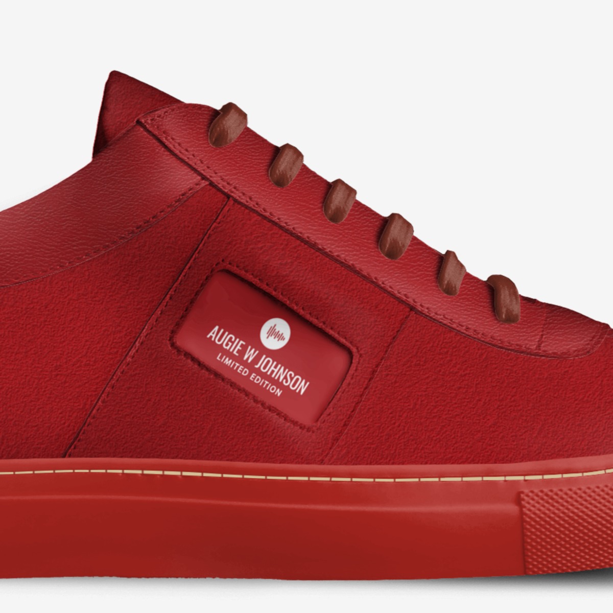Augie W Johnson custom made in Italy shoes by Tishema Johnson Cromwell | Detail view