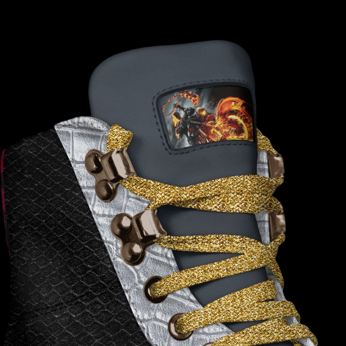 Ghost Rider A Custom Shoe concept by Jose Corona