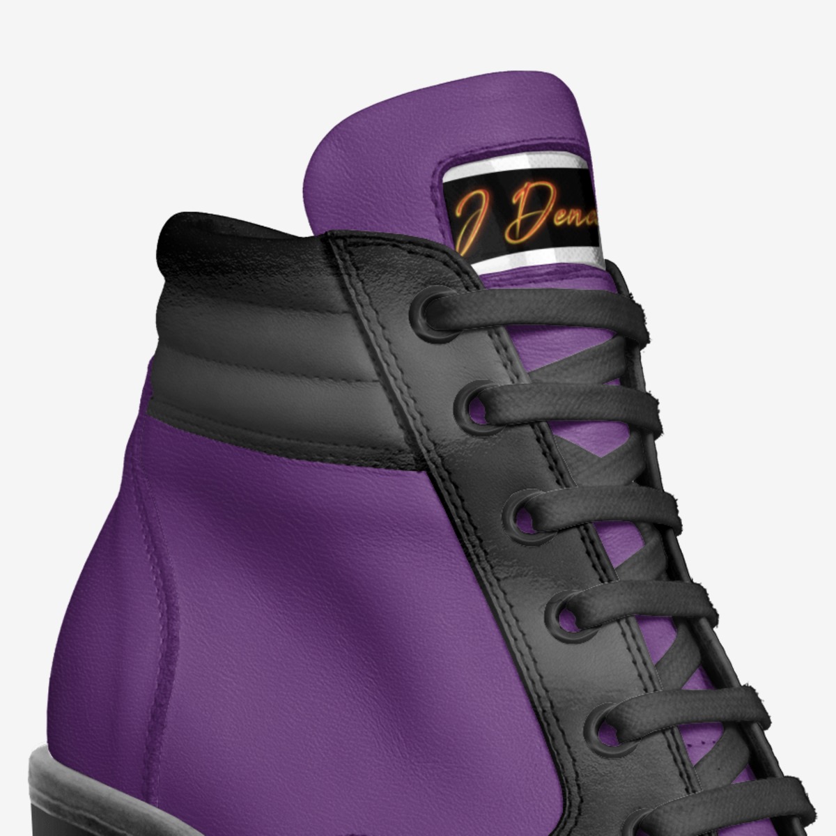 J Denard  custom made in Italy shoes by Jarrod Dixon | Detail view