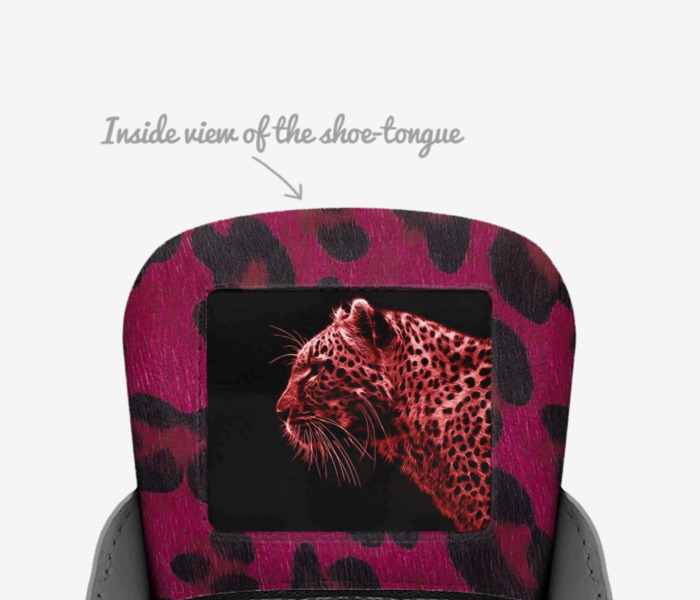 L. E. T. S.  custom made in Italy shoes by Johnny Mitchell | Tongue view