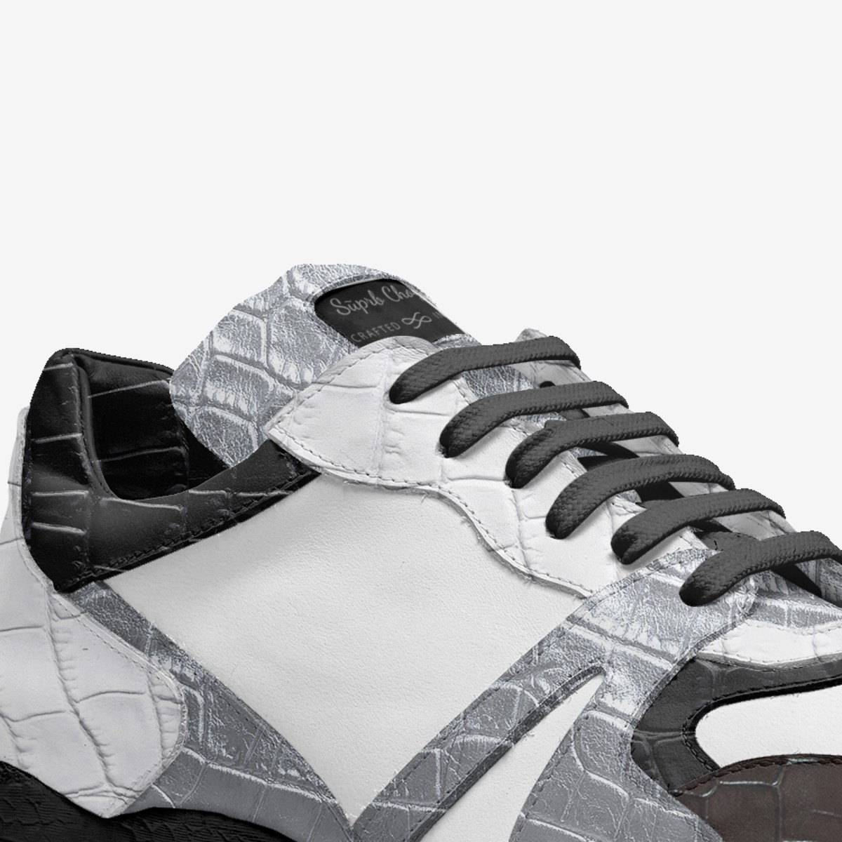 Sūprb Choyce  custom made in Italy shoes by Omari Choyce | Detail view