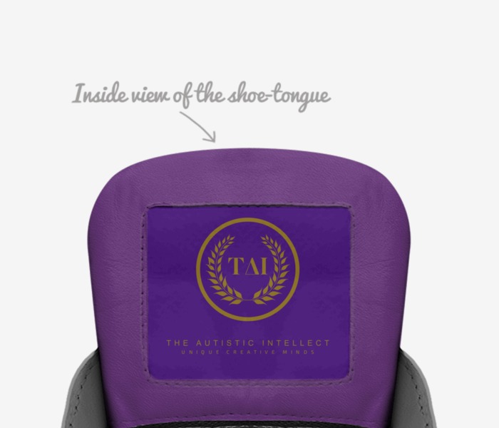 TAI PROUD custom made in Italy shoes by Alicia Grant | Tongue view